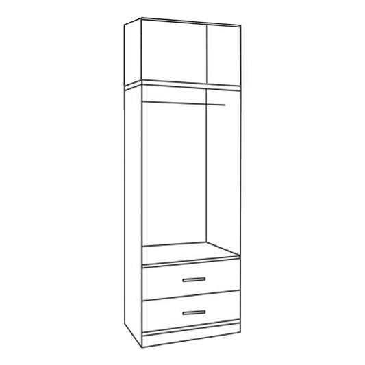 ΝΤΟΥΛΑΠΑ 2ΦΥΛΛΗ ME ΠΑΤΑΡΙ & 2 ΣΥΡΤΑΡΙΑ ZEBRANO 80x42x241
