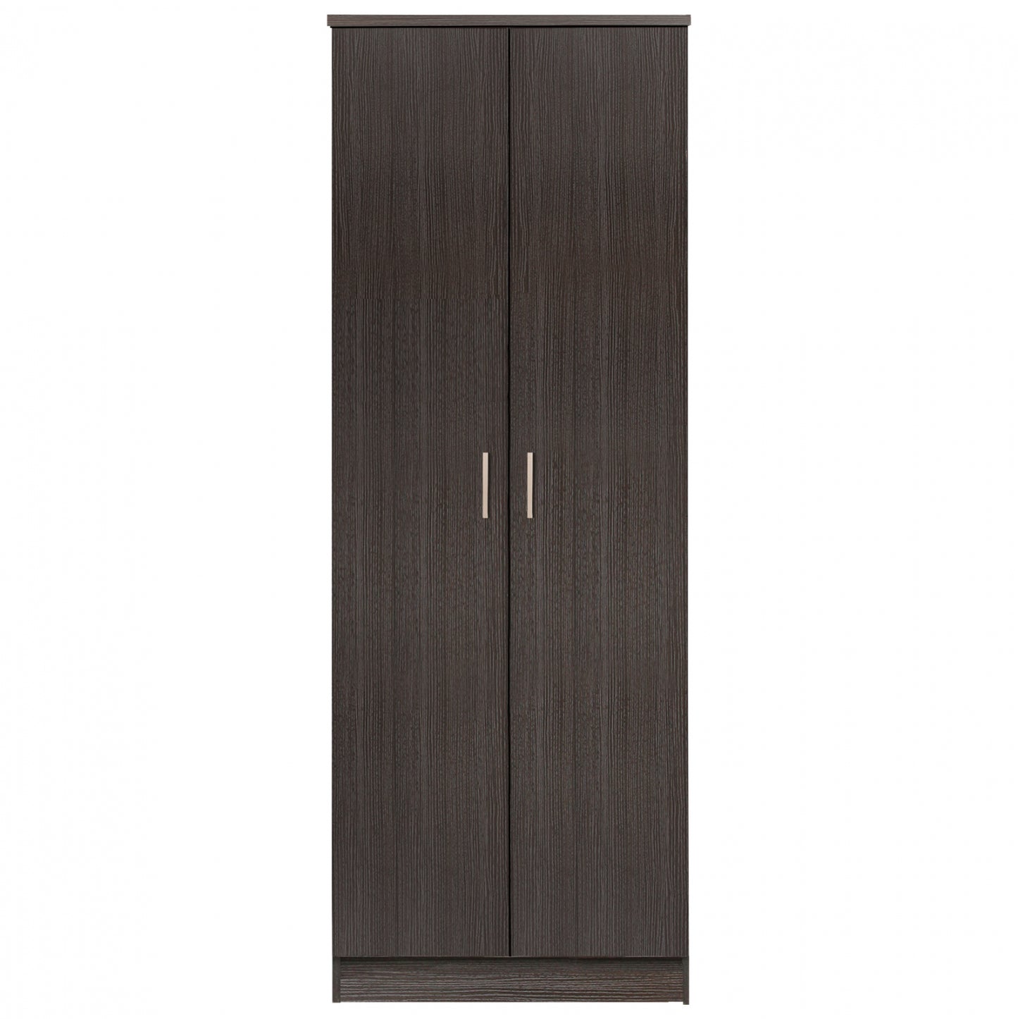 2-DOOR WARDROBE BAILEY WITH THREE SHELVES ZEBRANO 60x42x180