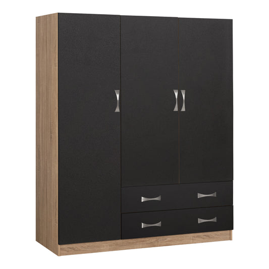 ΝΤΟΥΛΑΠΑ 3ΦΥΛΛΗ CARLY ΜΕ ΔΥΟ ΣΥΡΤΑΡΙΑ SONAMA ΓΚΡΙ 150x55x180