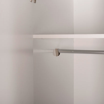 ΝΤΟΥΛΑΠΑ 3ΦΥΛΛΗ CARLY ΜΕ ΔΥΟ ΣΥΡΤΑΡΙΑ ΛΕΥΚΗ 150x55x180