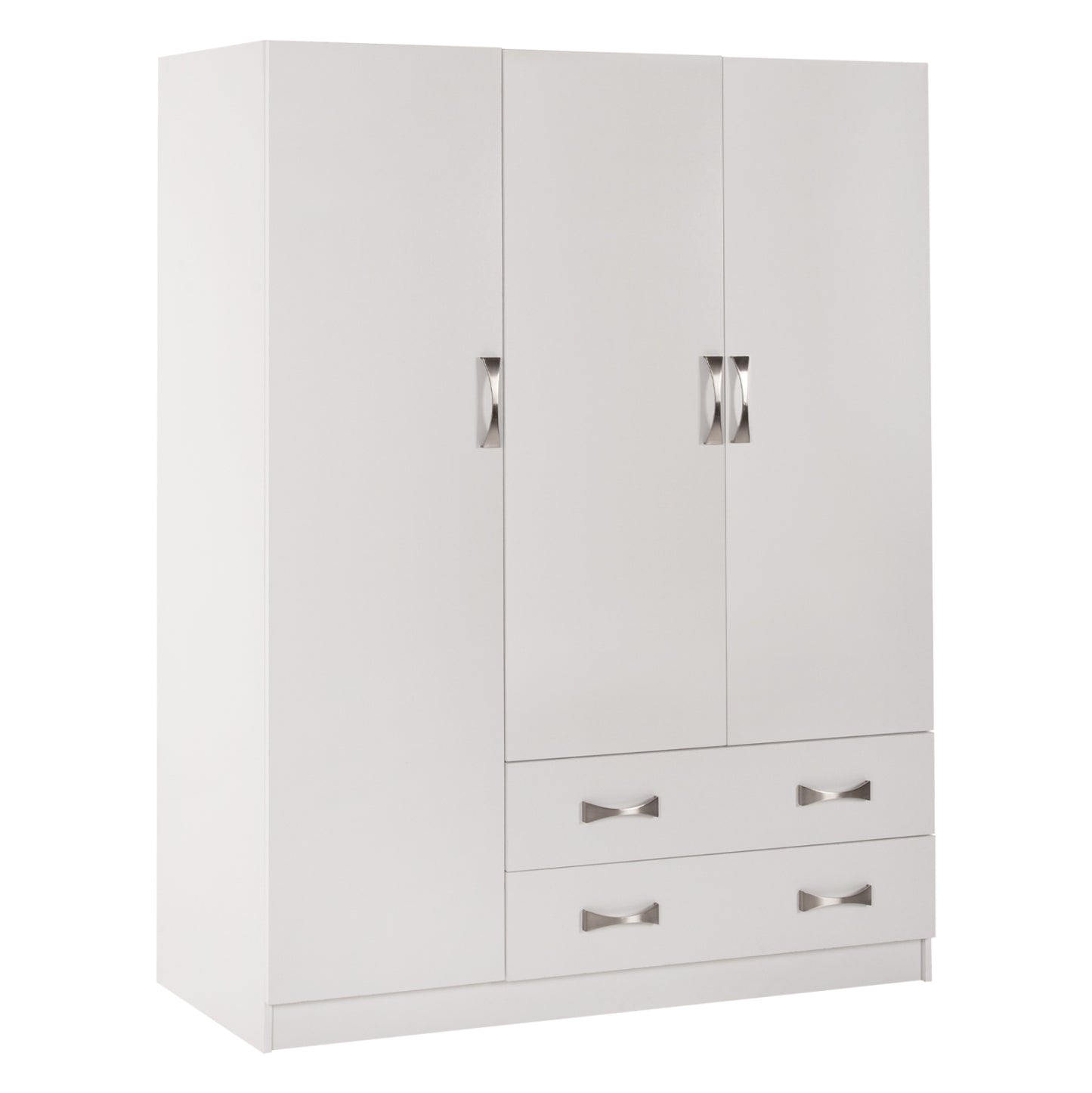 ΝΤΟΥΛΑΠΑ 3ΦΥΛΛΗ CARLY ΜΕ ΔΥΟ ΣΥΡΤΑΡΙΑ ΛΕΥΚΗ 150x55x180