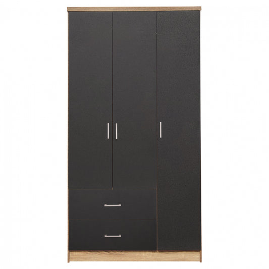 ΝΤΟΥΛΑΠΑ 3ΦΥΛΛΗ ME 2 ΣΥΡΤΑΡΙΑ CAESAR SONAMA ΜΕ ΓΚΡΙ 89x42,5x181