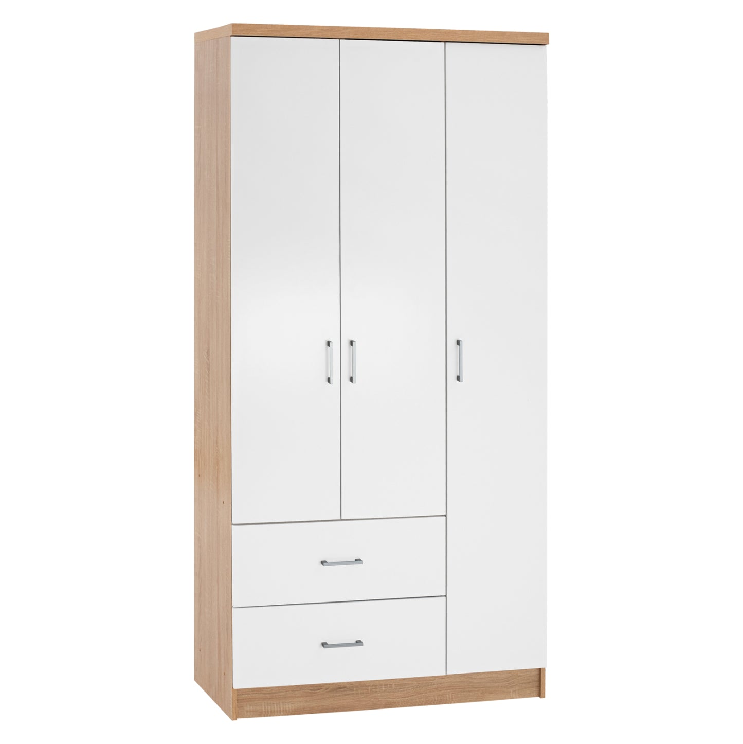 ΝΤΟΥΛΑΠΑ 3ΦΥΛΛΗ ME 2 ΣΥΡΤΑΡΙΑ CAESAR SONAMA ΛΕΥΚO 89x42,5x181