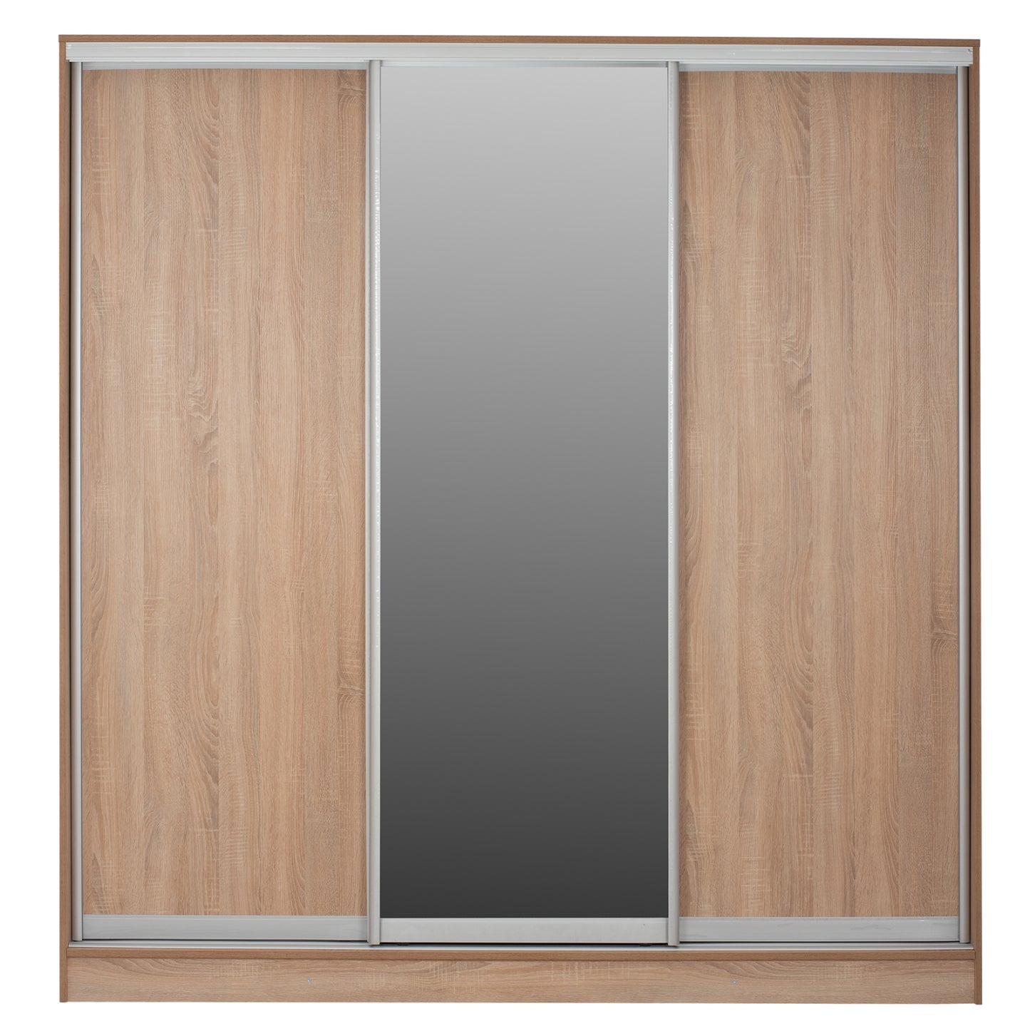 ΝΤΟΥΛΑΠΑ 3ΦΥΛΛΗ ΣΥΡΟΜΕΝΗ ΜΕ ΚΑΘΡΕΠΤΗ SONAMA OAK 200x60x210
