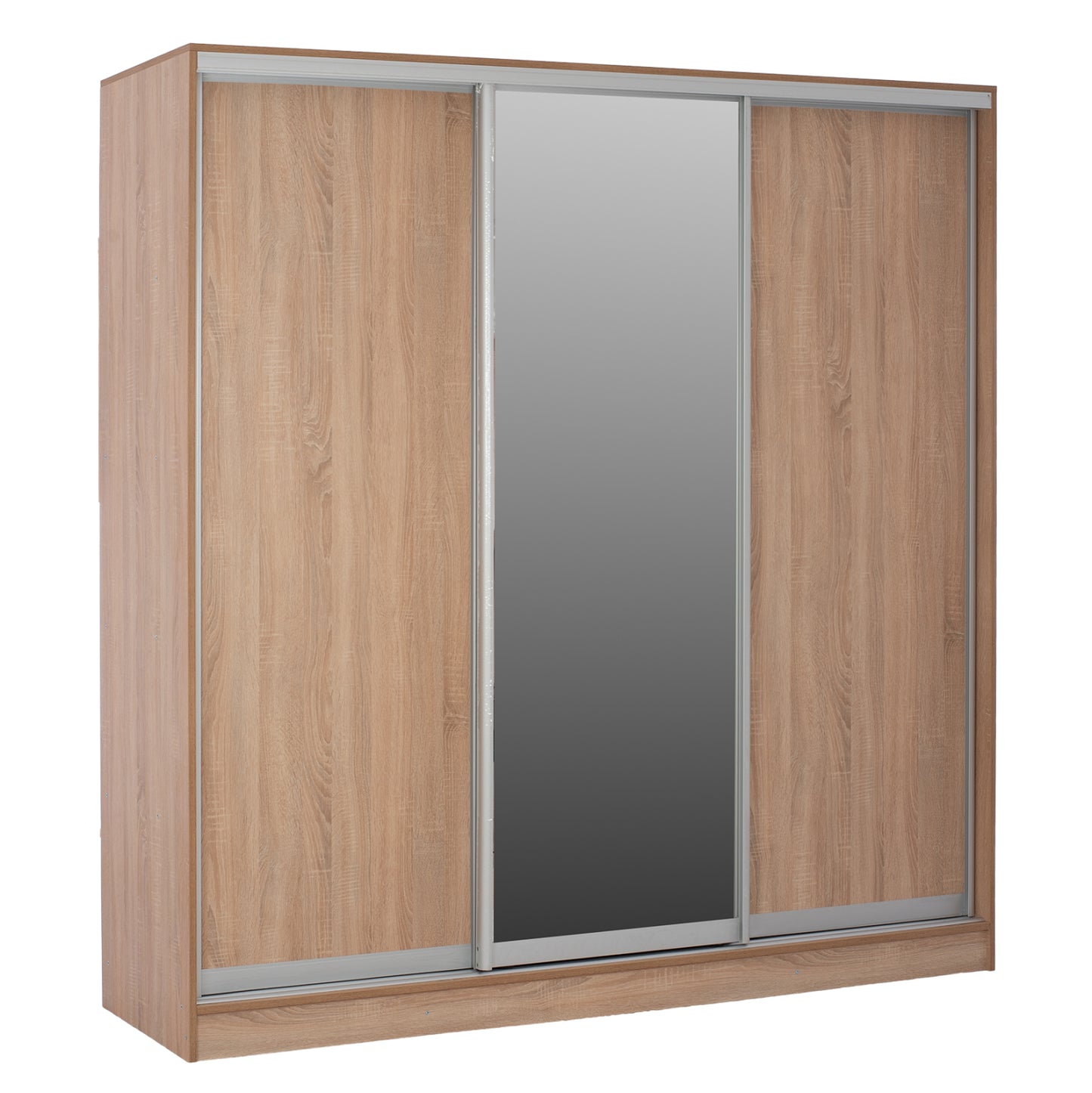 ΝΤΟΥΛΑΠΑ 3ΦΥΛΛΗ ΣΥΡΟΜΕΝΗ ΜΕ ΚΑΘΡΕΠΤΗ SONAMA OAK 200x60x210