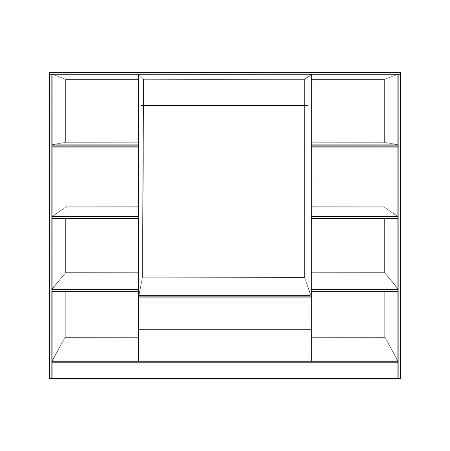 ΝΤΟΥΛΑΠΑ 4ΦΥΛΛΗ AZALEA ΜΕ 2 ΣΥΡΤΑΡΙΑ SONAMA ΓΚΡΙ 200x56x180