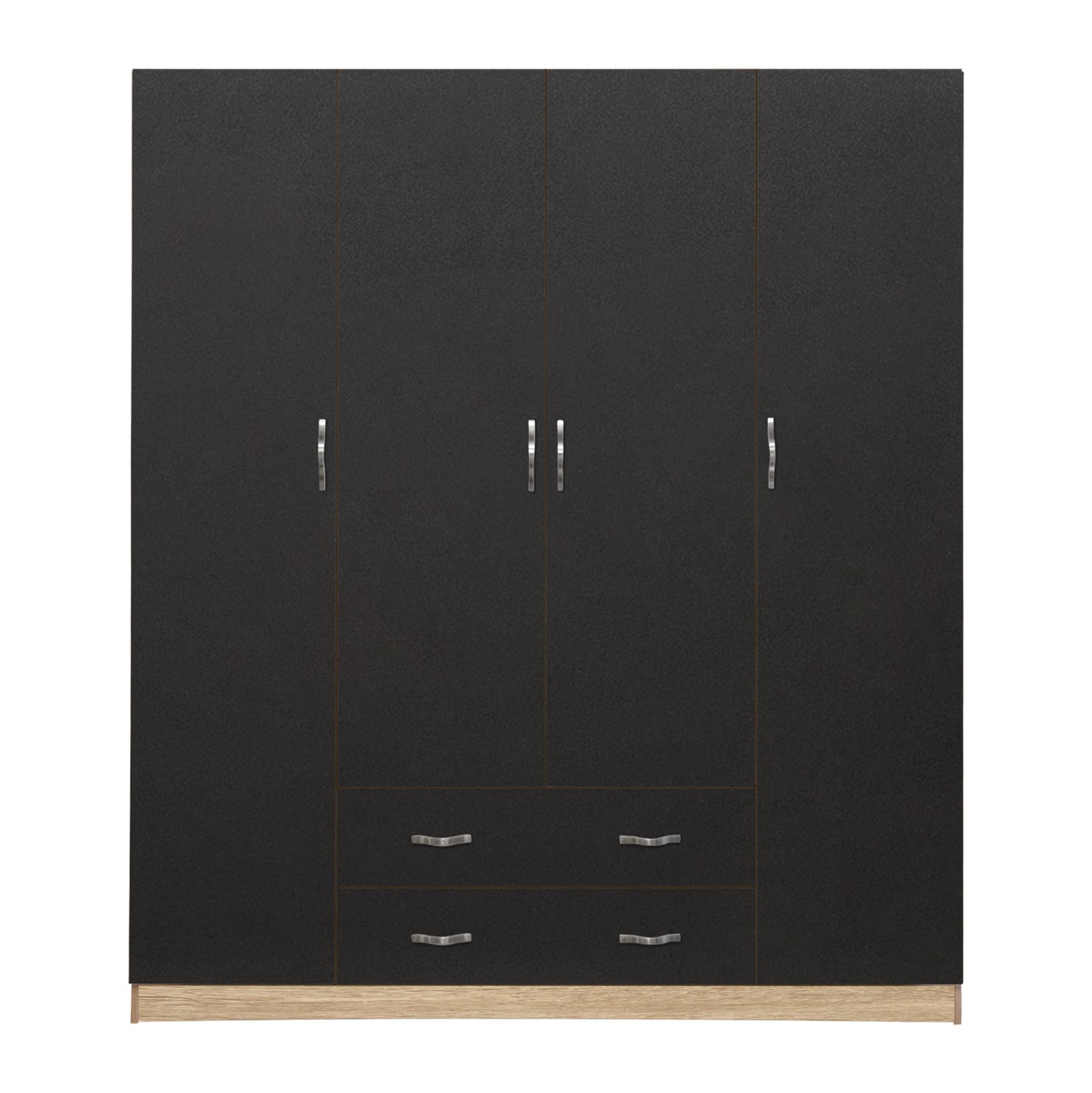 ΝΤΟΥΛΑΠΑ 4ΦΥΛΛΗ AZALEA ΜΕ 2 ΣΥΡΤΑΡΙΑ SONAMA ΓΚΡΙ 200x56x180