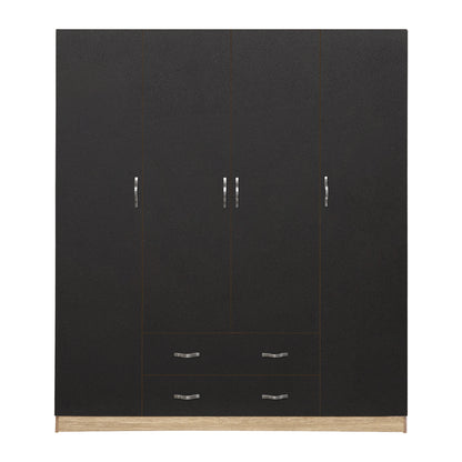 ΝΤΟΥΛΑΠΑ 4ΦΥΛΛΗ AZALEA ΜΕ 2 ΣΥΡΤΑΡΙΑ SONAMA ΓΚΡΙ 200x56x180