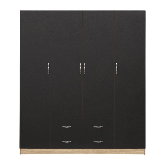 ΝΤΟΥΛΑΠΑ 4ΦΥΛΛΗ AZALEA ΜΕ 2 ΣΥΡΤΑΡΙΑ SONAMA ΓΚΡΙ 200x56x180