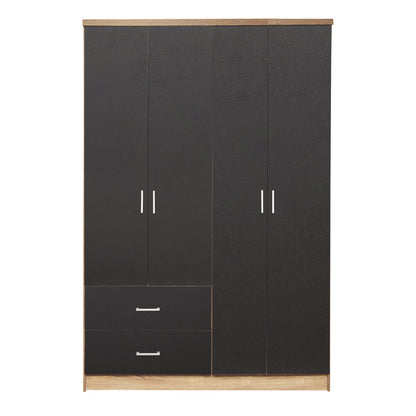 ΝΤΟΥΛΑΠΑ 4ΦΥΛΛΗ BRIANA ME 2 ΣΥΡΤΑΡΙΑ SONAMA ΓΚΡΙ 120x42,5x180,5