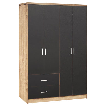 ΝΤΟΥΛΑΠΑ 4ΦΥΛΛΗ BRIANA ME 2 ΣΥΡΤΑΡΙΑ SONAMA ΓΚΡΙ 120x42,5x180,5