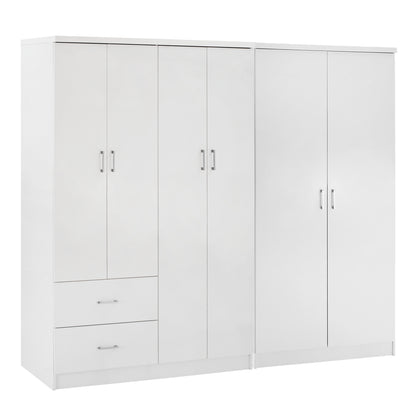 ΝΤΟΥΛΑΠΑ 6ΦΥΛΛΗ BLAKELY ΜΕΛΑΜΙΝΗ ΧΡΩΜΑ ΛΕΥΚΟ 201x43x181