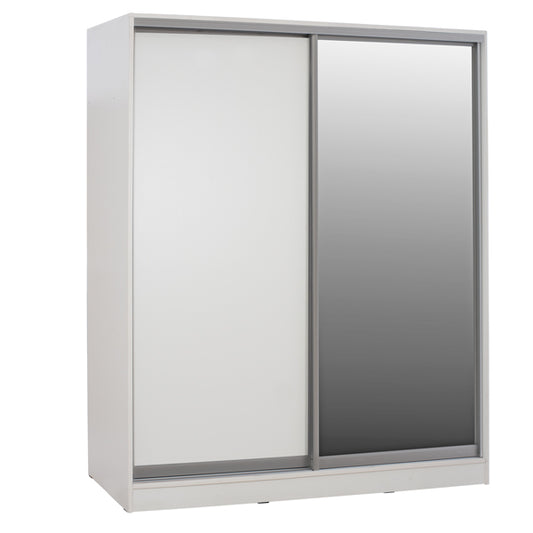 ΝΤΟΥΛΑΠΑ ADLER ΜΕΛΑΜΙΝΗΣ ΛΕΥΚΗ ΜΕ ΚΑΘΡΕΠΤΗ 180x60x210