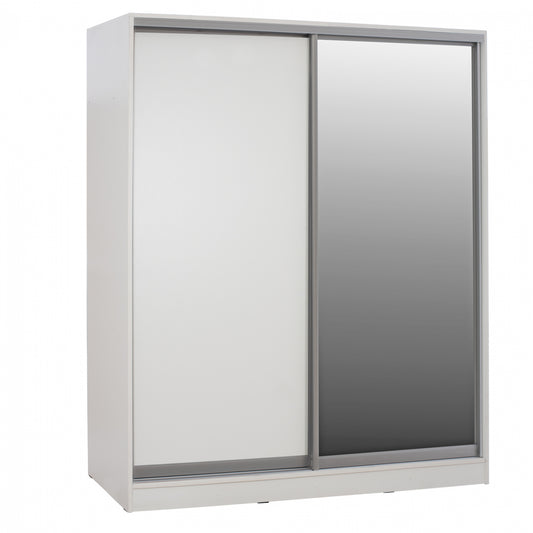 ΝΤΟΥΛΑΠΑ ADLER ΜΕΛΑΜΙΝΗΣ ΛΕΥΚΗ ΜΕ ΚΑΘΡΕΠΤΗ 180x60x210