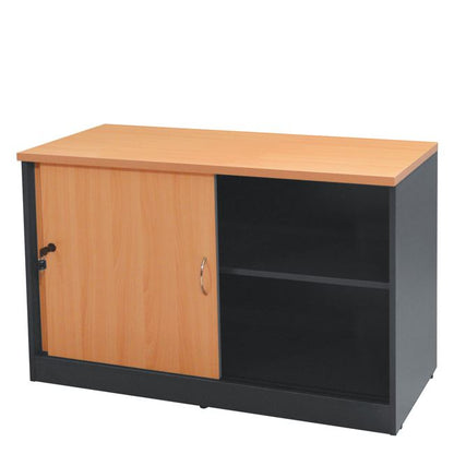 ABELINA PROFESSIONAL SIDE OFFICE CABINET IN BEECH COLOR 100x45x69