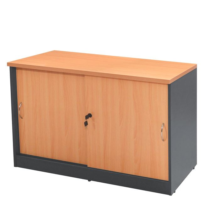 ABELINA PROFESSIONAL SIDE OFFICE CABINET IN BEECH COLOR 100x45x69