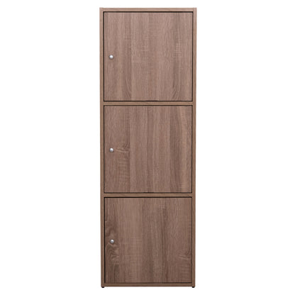 ΝΤΟΥΛΑΠΙ ΜΕ 3 ΑΠΟΘ. ΧΩΡΟΥΣ SORIANO SONAMA OAK ΜΕΛΑΜΙΝΗ 40x39x119