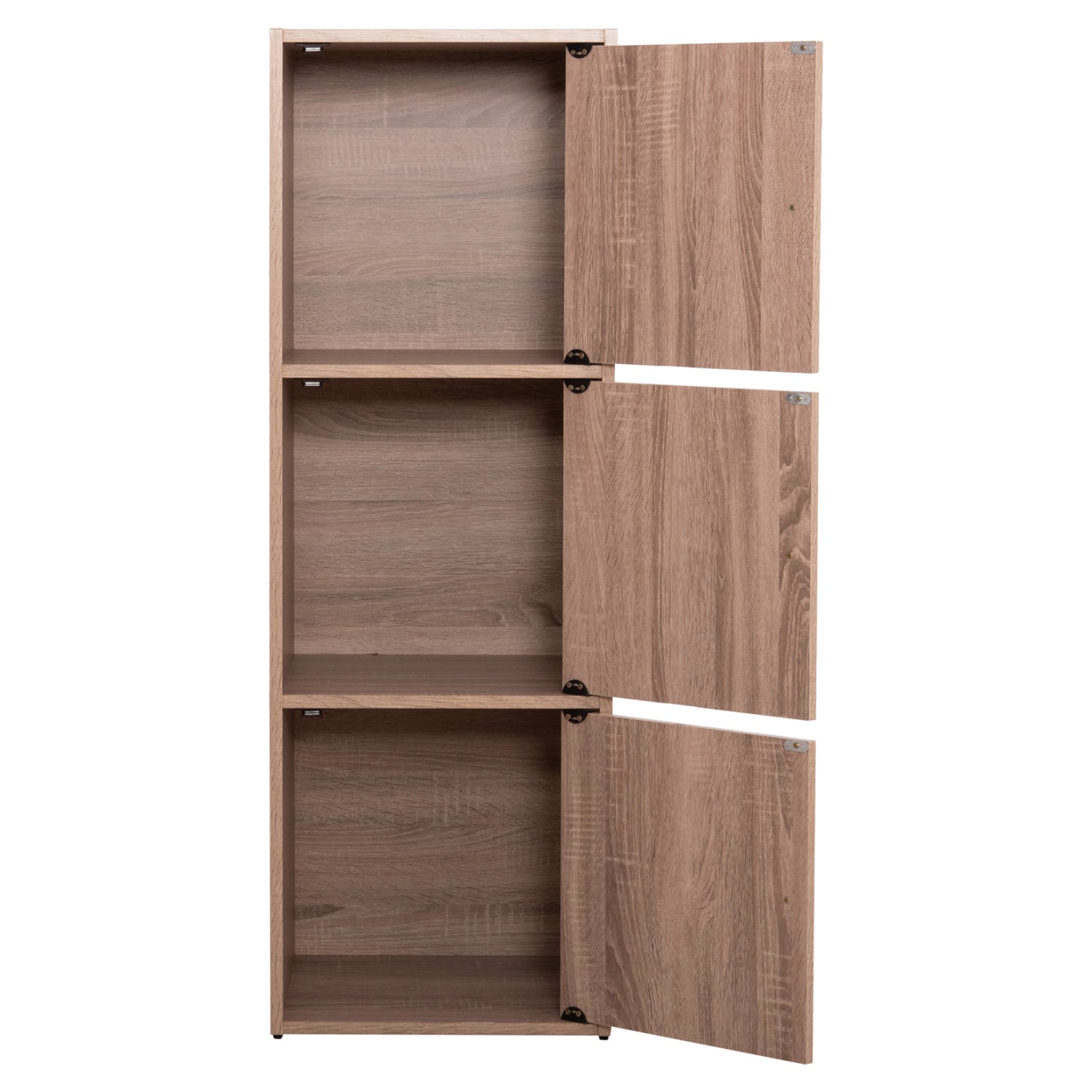 ΝΤΟΥΛΑΠΙ ΜΕ 3 ΑΠΟΘ. ΧΩΡΟΥΣ SORIANO SONAMA OAK ΜΕΛΑΜΙΝΗ 40x39x119