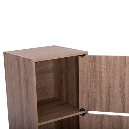 ΝΤΟΥΛΑΠΙ ΜΕ 3 ΑΠΟΘ. ΧΩΡΟΥΣ SORIANO SONAMA OAK ΜΕΛΑΜΙΝΗ 40x39x119