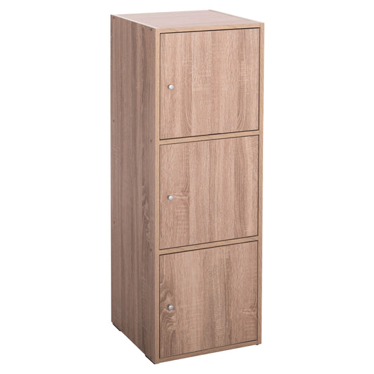 ΝΤΟΥΛΑΠΙ ΜΕ 3 ΑΠΟΘ. ΧΩΡΟΥΣ SORIANO SONAMA OAK ΜΕΛΑΜΙΝΗ 40x39x119