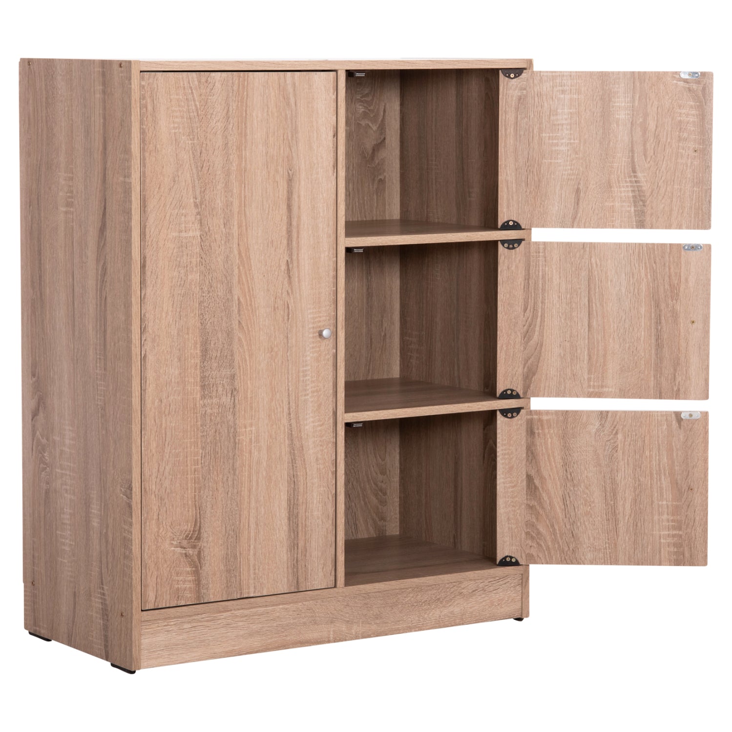 ΝΤΟΥΛΑΠΙ ΜΕ 4 ΑΠΟΘ. ΧΩΡΟΥΣ MATIN SONAMA OAK ΜΕΛΑΜΙΝΗ 80x39,5x99,5
