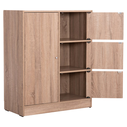 ΝΤΟΥΛΑΠΙ ΜΕ 4 ΑΠΟΘ. ΧΩΡΟΥΣ MATIN SONAMA OAK ΜΕΛΑΜΙΝΗ 80x39,5x99,5