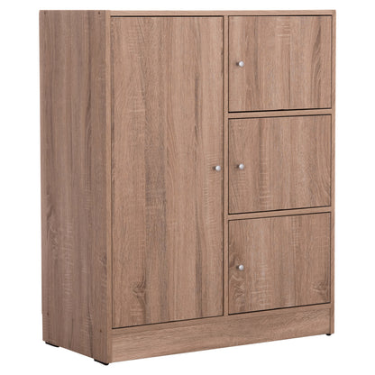 ΝΤΟΥΛΑΠΙ ΜΕ 4 ΑΠΟΘ. ΧΩΡΟΥΣ MATIN SONAMA OAK ΜΕΛΑΜΙΝΗ 80x39,5x99,5