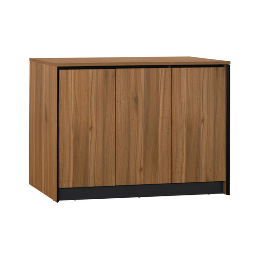 ΝΤΟΥΛΑΠΙ ΓΡΑΦΕΙΟΥ SUPREME ΜΕΛΑΜΙΝΗ ΣΕ HONEY OAK & ΓΚΡΙ 120x40x80