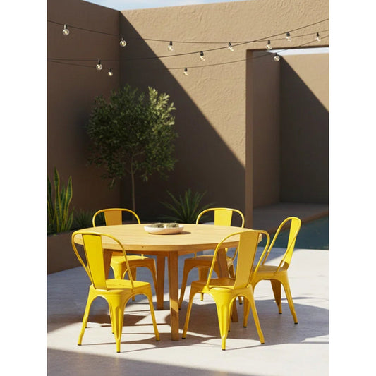 Καρέκλα Lirex Κίτρινο 35x35x84