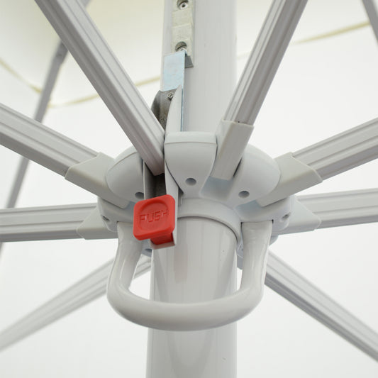 COMMERCIAL ALU TELESCOPIC UMBRELLA WITH REINFORCED AIR VENT 4x4m