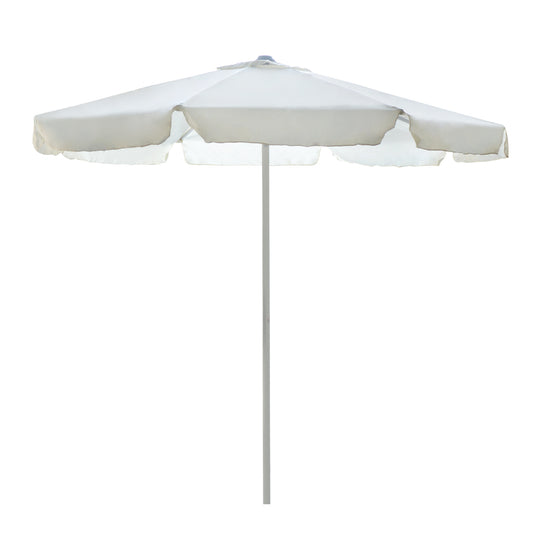PROFESSIONAL ALU UMBRELLA ECRU SINGLE POLE 2.5m