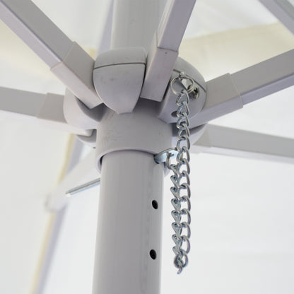 BRAYDON COMMERCIAL UMBRELLA ECRU ONE-PIECE MAST 2m