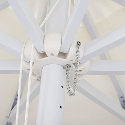 PROFESSIONAL UMBRELLA ALU ECRU SINGLE POLE 3m