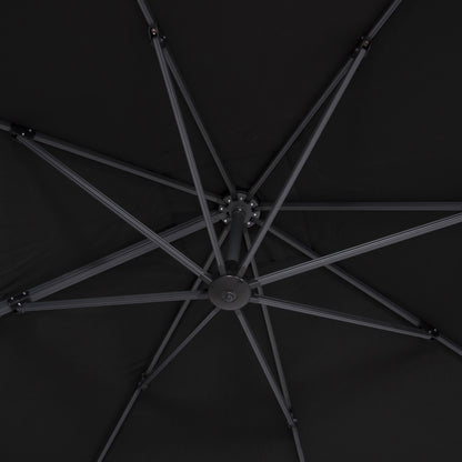ΟΜΠΡΕΛΑ SHADER ALU ΕΠΑΓΓΕΛΜΑΤΙΚΗ ΚΡΕΜΑΣΤΗ 360 ΜΟΙΡΩΝ ME ΜΑΥΡΟ ΑΚΡΥΛΙΚΟ ΠΑΝΙ 300x300εκ