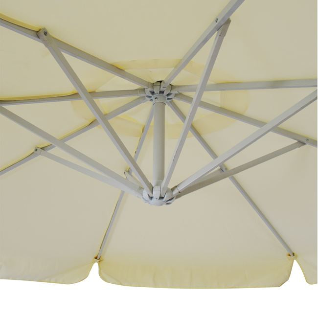 CANTILEVER UMBRELLA NOBLE ROUND ON 4-LEG BASE D300x237