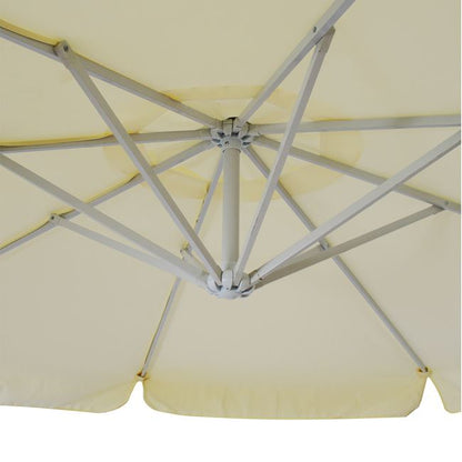 CANTILEVER UMBRELLA NOBLE ROUND ON 4-LEG BASE D300x237