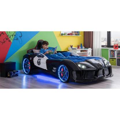 Παιδικό Κρεβάτι Police Racer LED 122x230x90