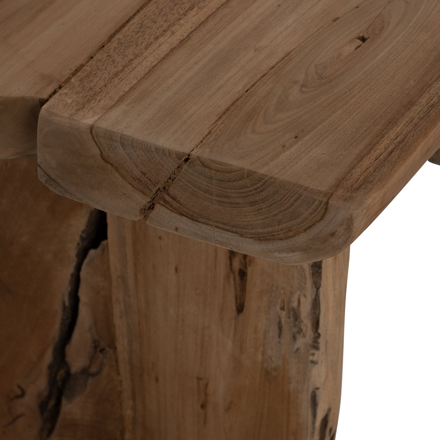 ΠΑΓΚΑΚΙ YEDI ΑΠΟ ΜΑΣΙΦ ΞΥΛΟ TEAK ΦΥΣΙΚΟ 80x40x44