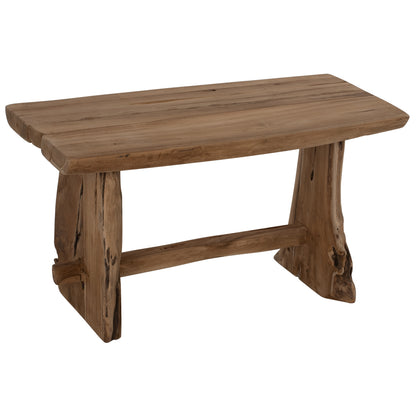 ΠΑΓΚΑΚΙ YEDI ΑΠΟ ΜΑΣΙΦ ΞΥΛΟ TEAK ΦΥΣΙΚΟ 80x40x44