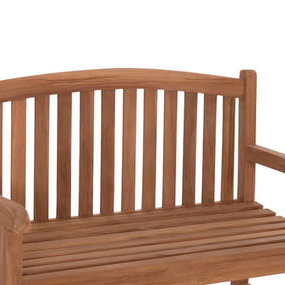 ΠΑΓΚΑΚΙ ΚΗΠΟΥ 2ΘΕΣΙΟ ELENA ΞΥΛΟ TEAK-ΦΥΣΙΚΟ 120x60x95