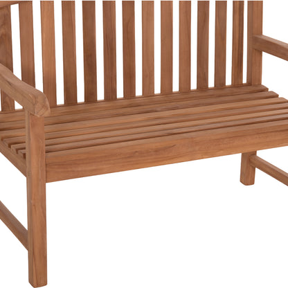 ΠΑΓΚΑΚΙ ΚΗΠΟΥ 2ΘΕΣΙΟ ELENA ΞΥΛΟ TEAK-ΦΥΣΙΚΟ 120x60x95