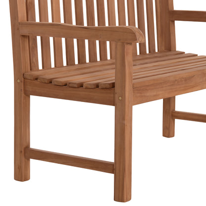 ΠΑΓΚΑΚΙ ΚΗΠΟΥ 2ΘΕΣΙΟ ELENA ΞΥΛΟ TEAK-ΦΥΣΙΚΟ 120x60x95