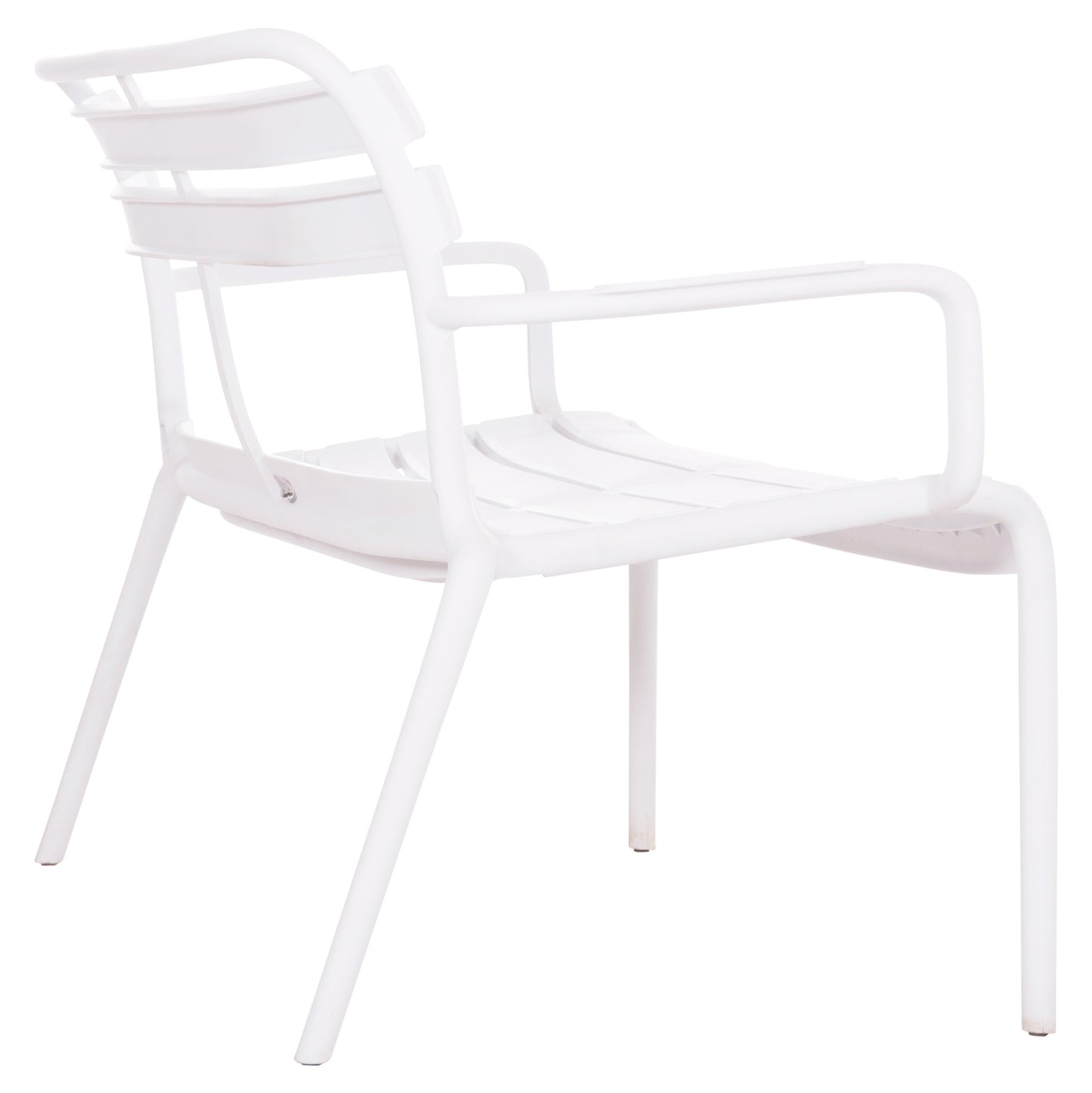POLYPROPYLENE BENCH 2-SEATER KORVER WHITE 113x65x76