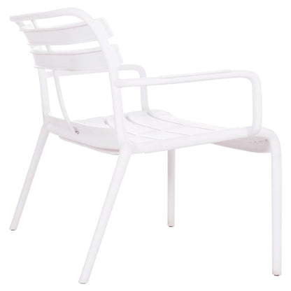POLYPROPYLENE BENCH 2-SEATER KORVER WHITE 113x65x76