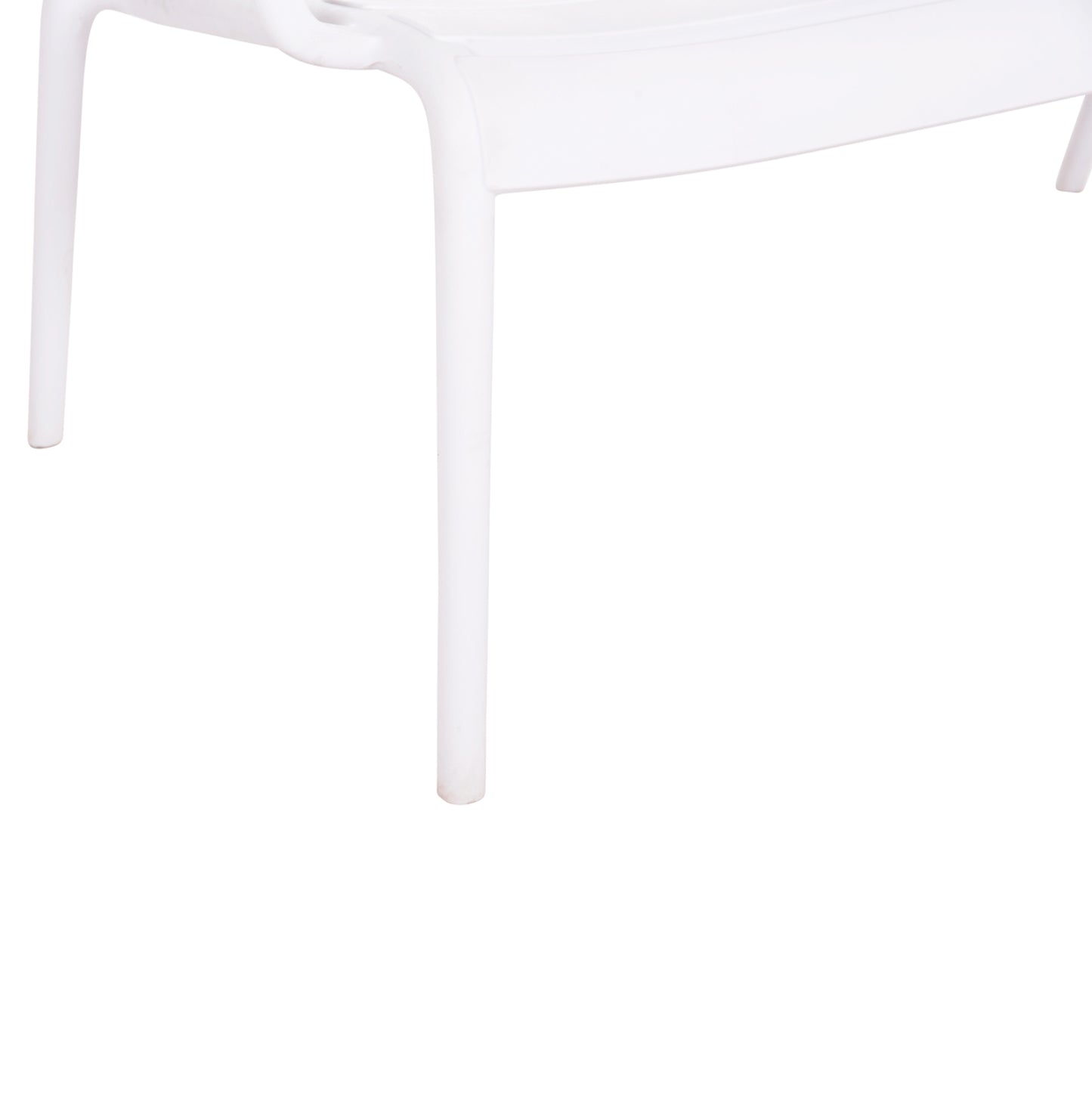 POLYPROPYLENE BENCH 2-SEATER KORVER WHITE 113x65x76