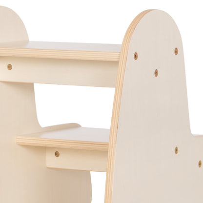 ΠΑΙΔΙΚΗ ΣΚΑΛΑ/ΣΚΑΜΠΟ RICKI MDF & ΚΟΝΤΡΑΠΛΑΚΕ ΦΥΣΙΚΟ 33x43.5x40.5