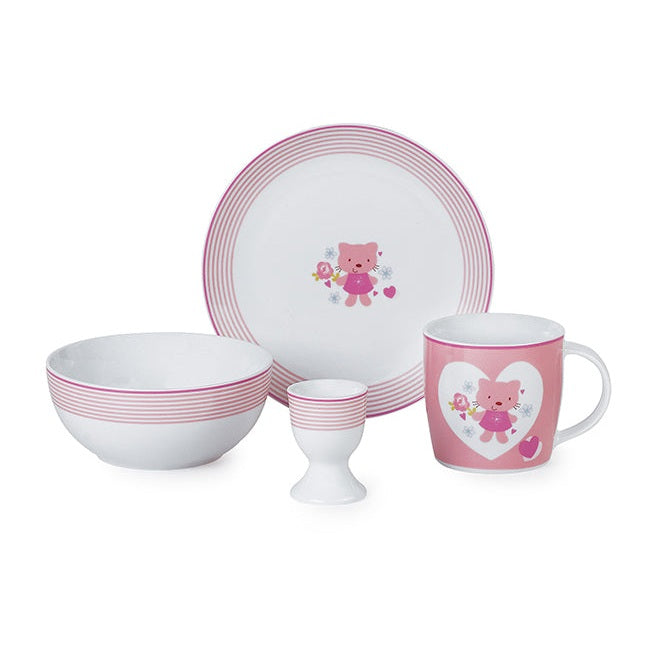 Παιδικό Σετ Φαγητού Πορσελάνης 4 Τεμ