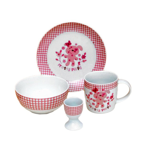 Παιδικό Σετ Φαγητού Πορσελάνης 4 Τεμ