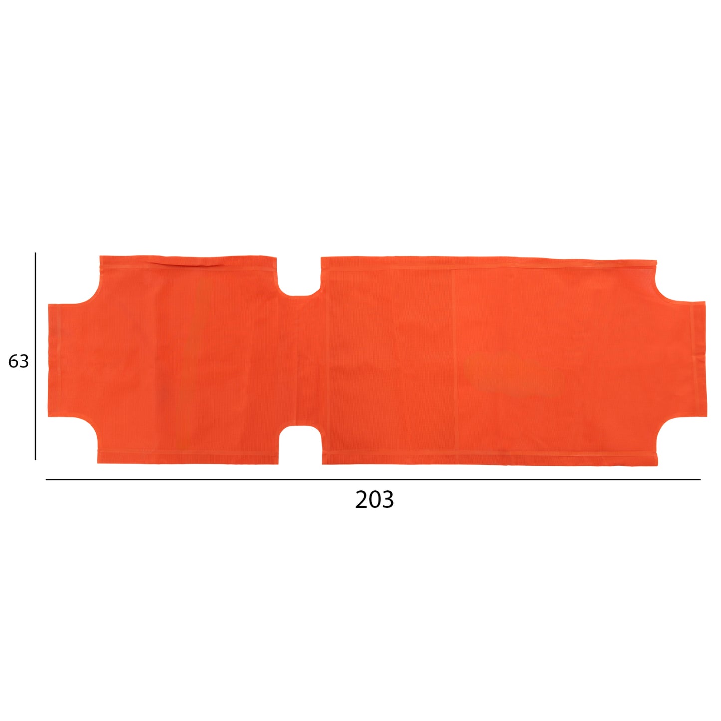 ΠΑΝΙ TEXTILENE 600gr/m2 2X1 ΑΝΤΑΛΛΑΚΤΙΚΟ ΞΑΠΛΩΣΤΡΑΣ ΠΟΡΤΟΚΑΛΙ 202x63εκ