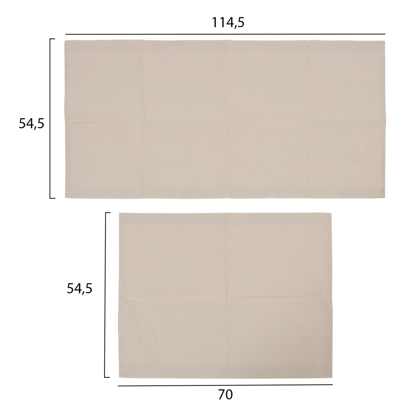 FABRIC TEXTILENE REPLACEMENT SUNBED CRETA BEIGE